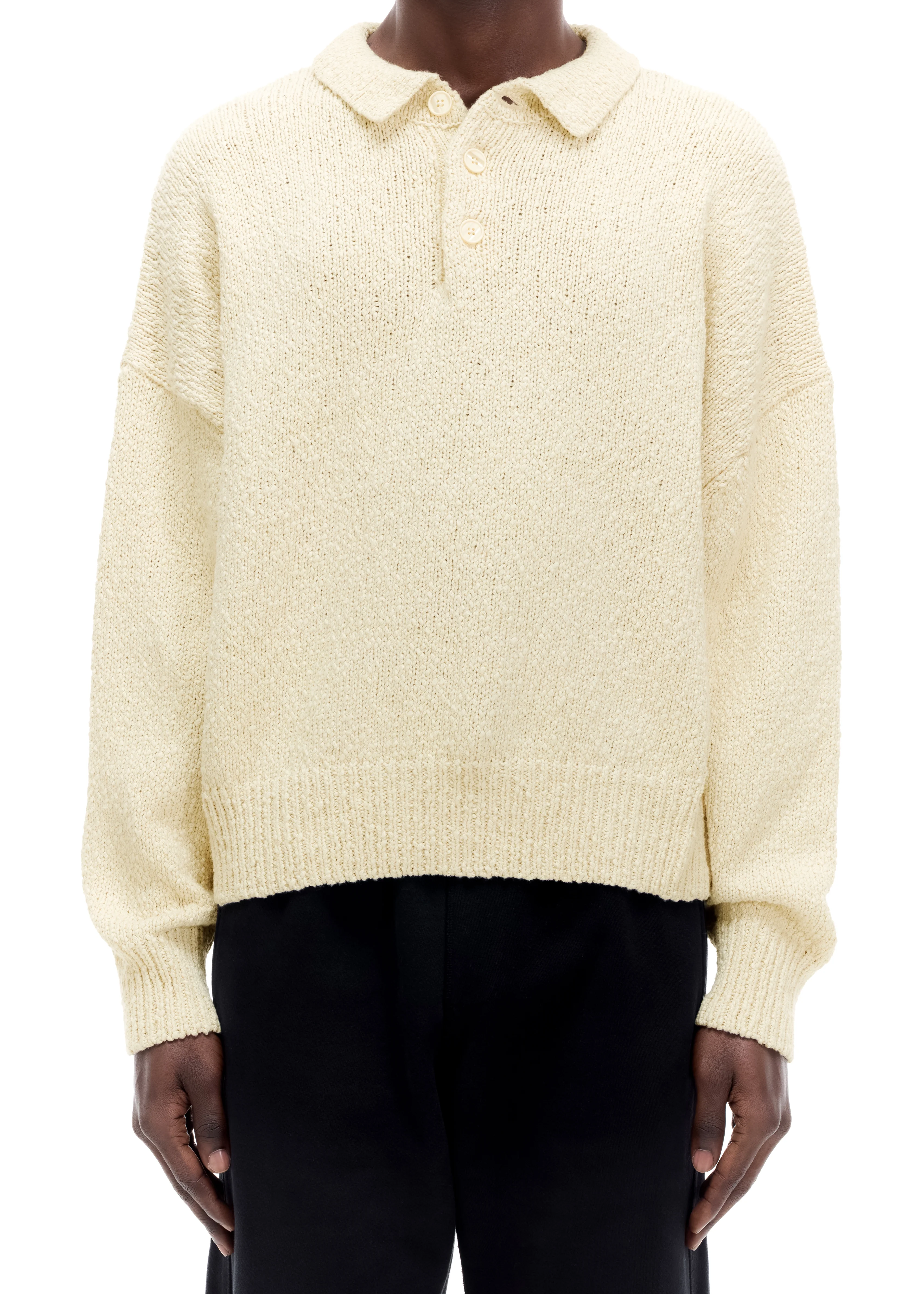 BEACH KNIT POLO SWEATER - Image 4