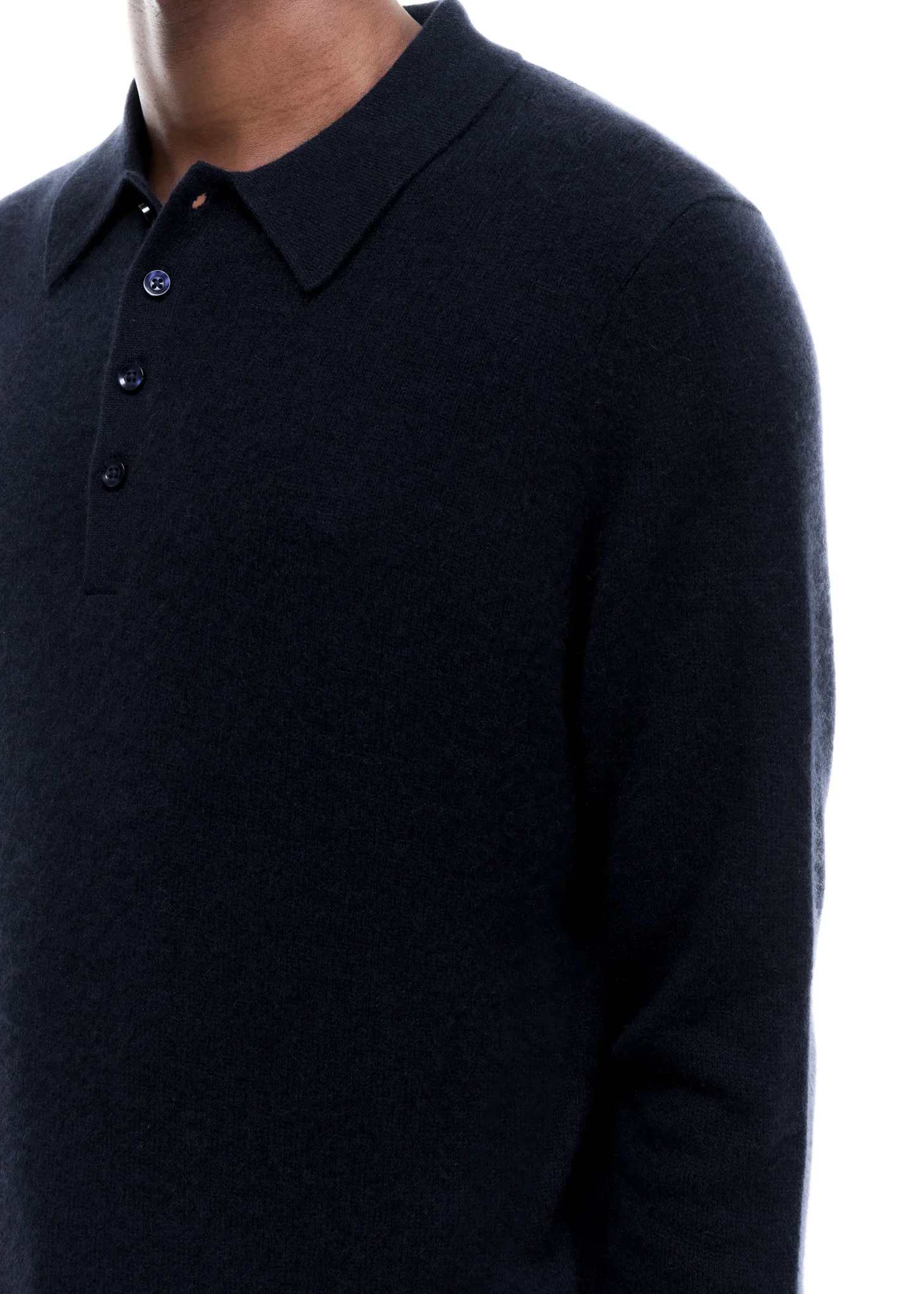 CASHMERE KNIT POLO SWEATER - Image 7