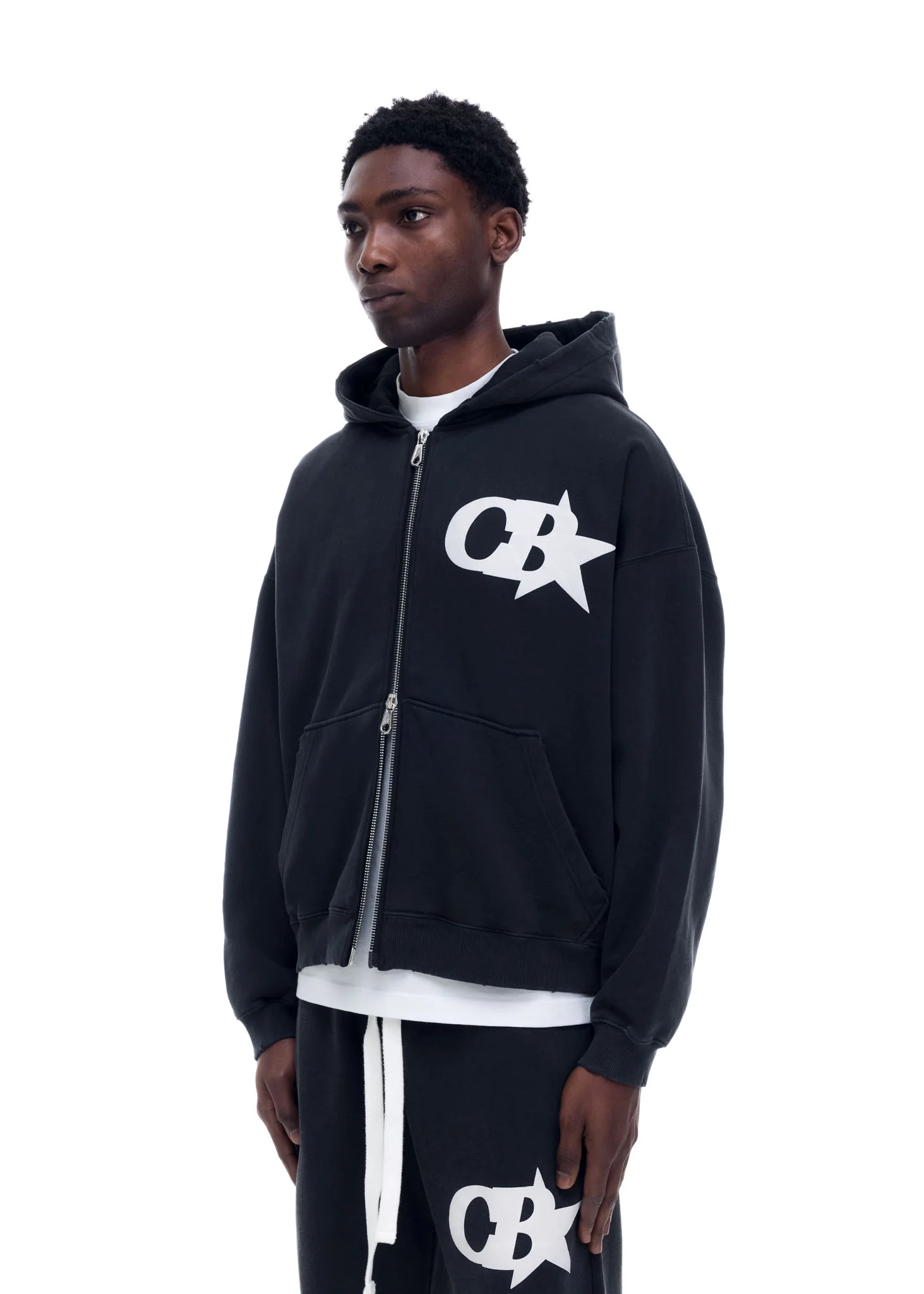 CB STAR ZIPPED HOODIE - Image 5