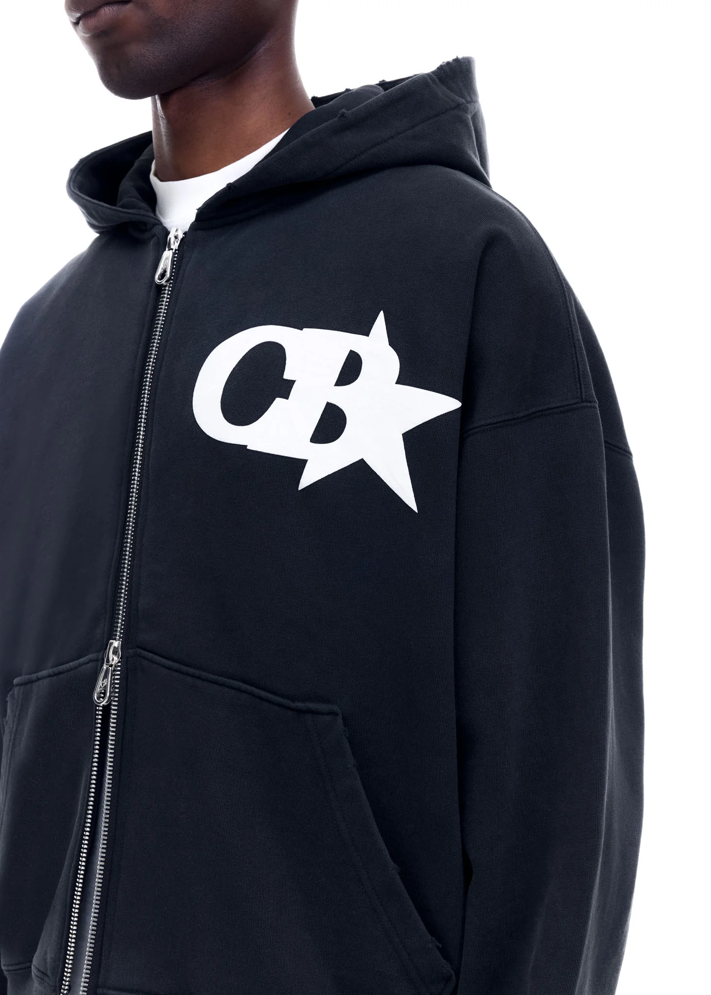 CB STAR ZIPPED HOODIE - Image 6