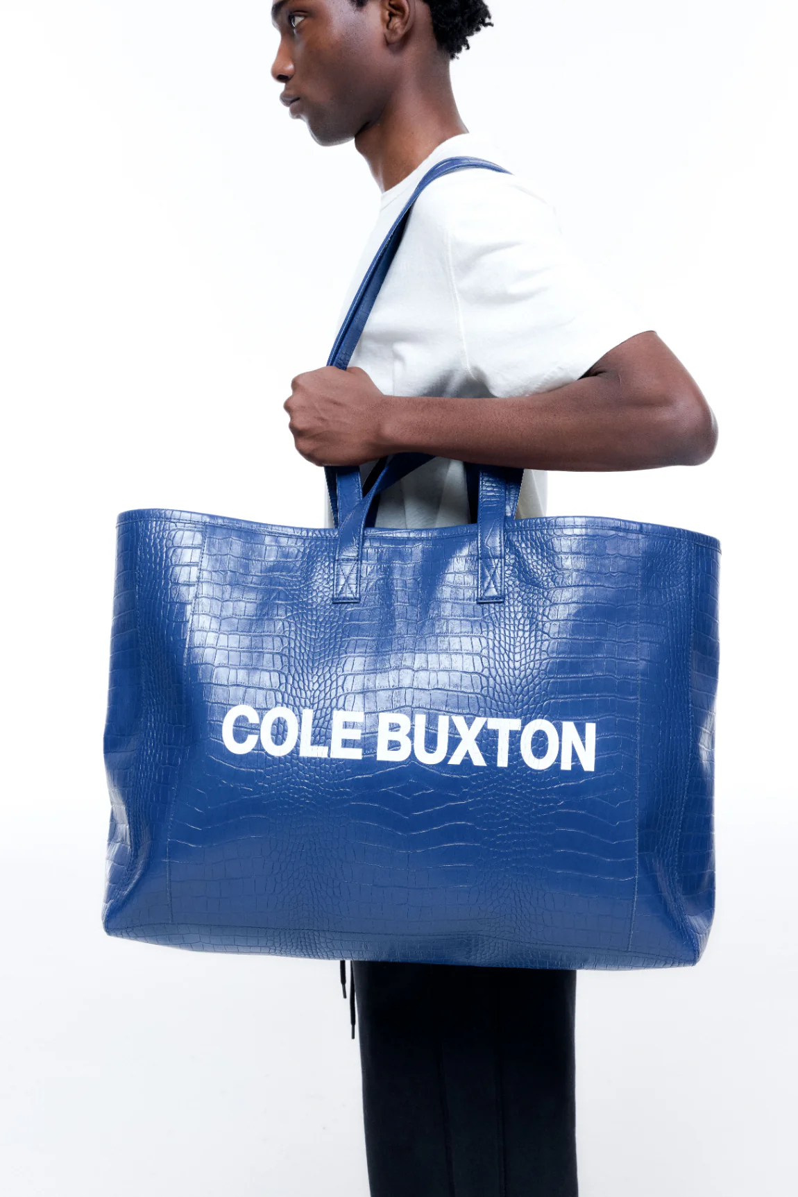 CROC LEATHER TOTE BAG - Image 3