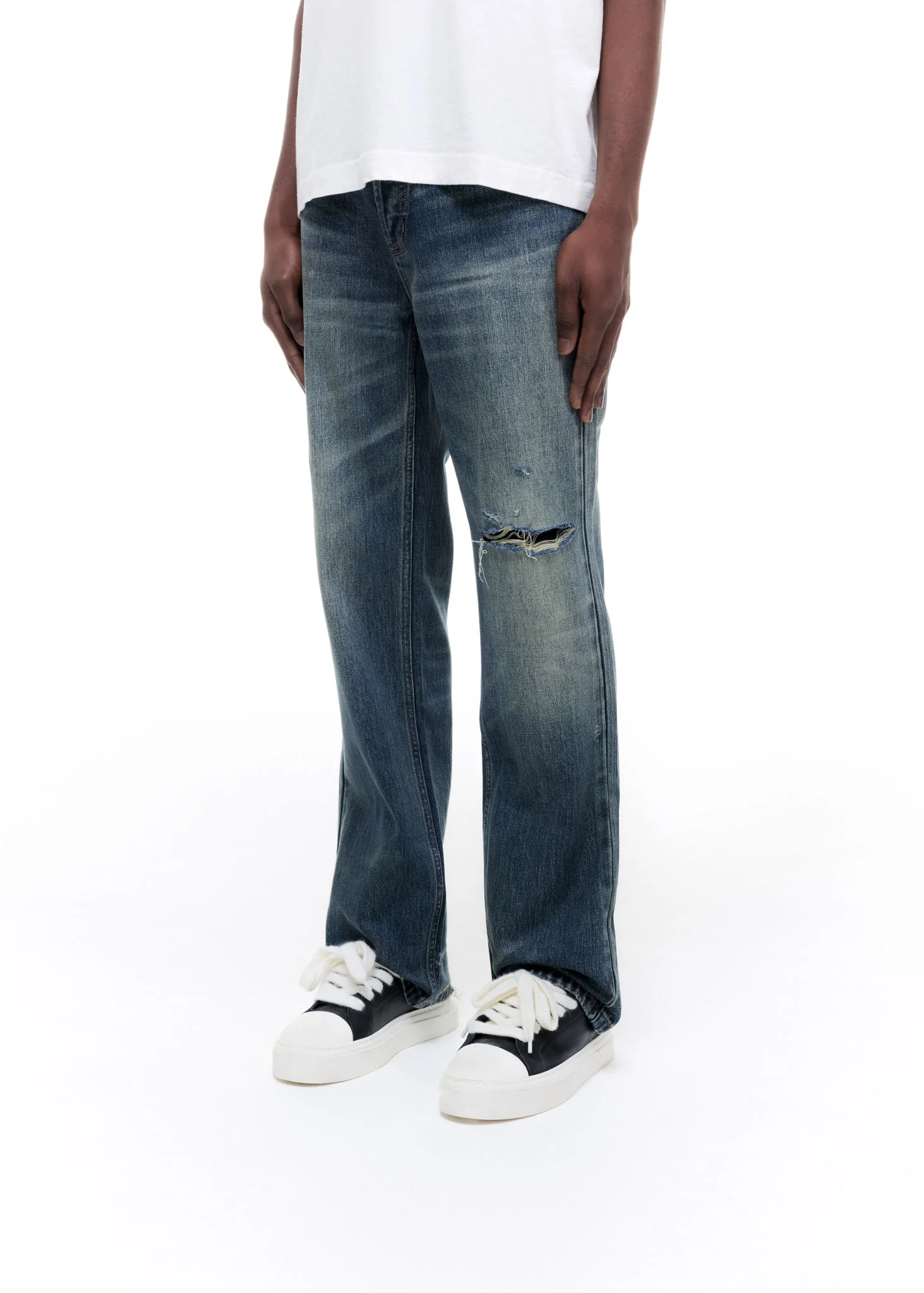 DARK WASH JEANS - Image 4
