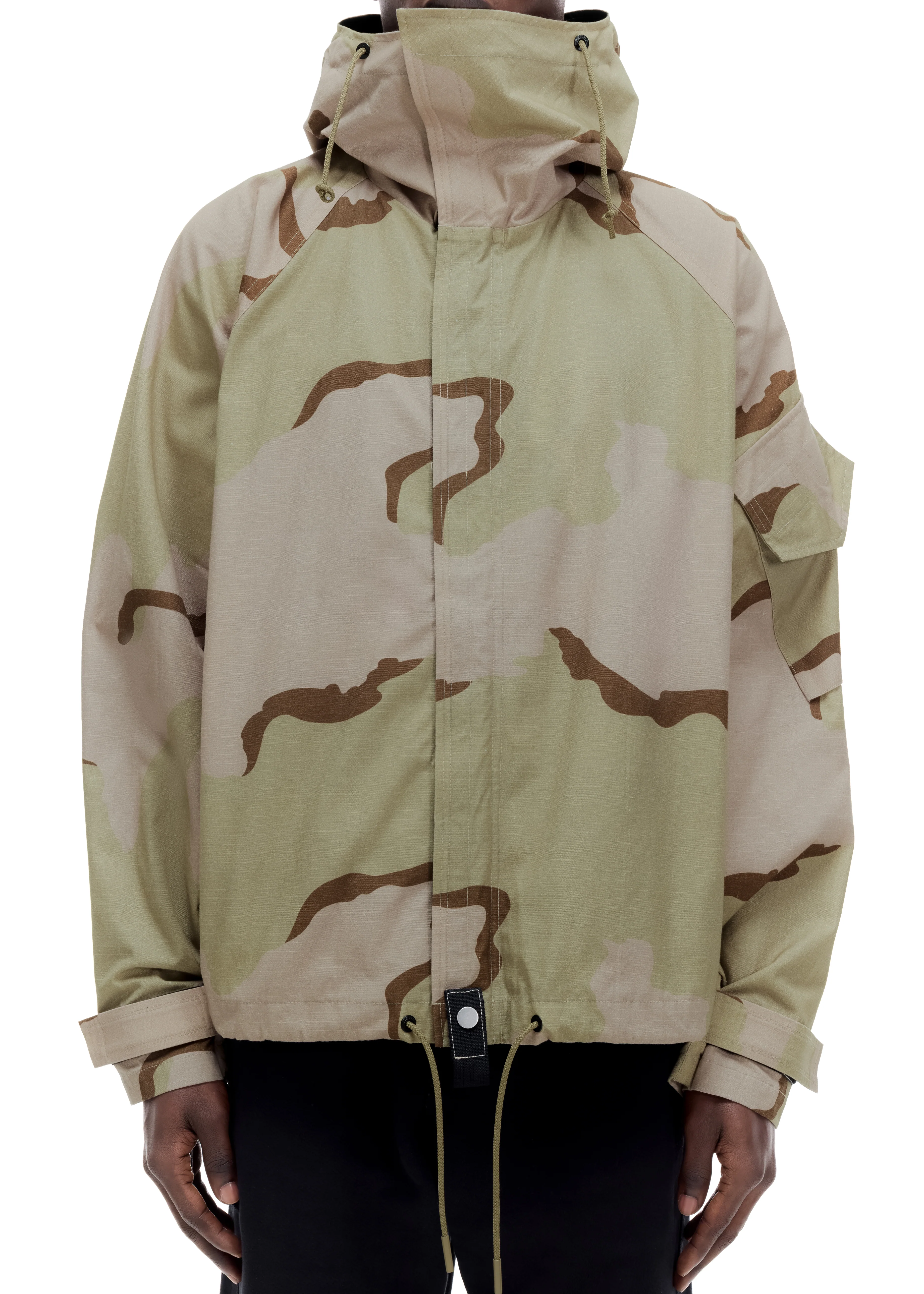 DESERT CAMO HOODED JACKET - Image 3