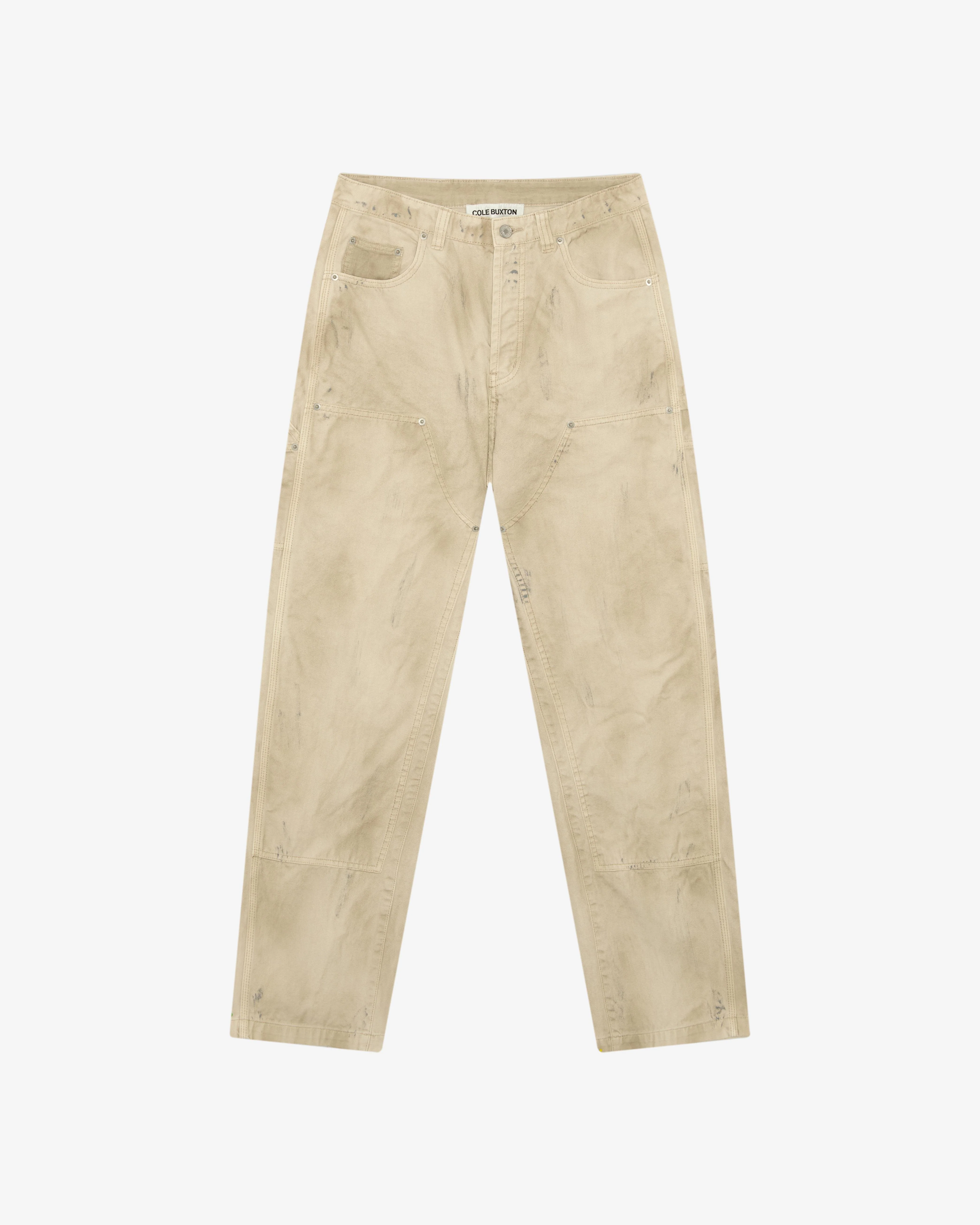 DIRTY DOUBLE KNEE CARPENTER PANTS