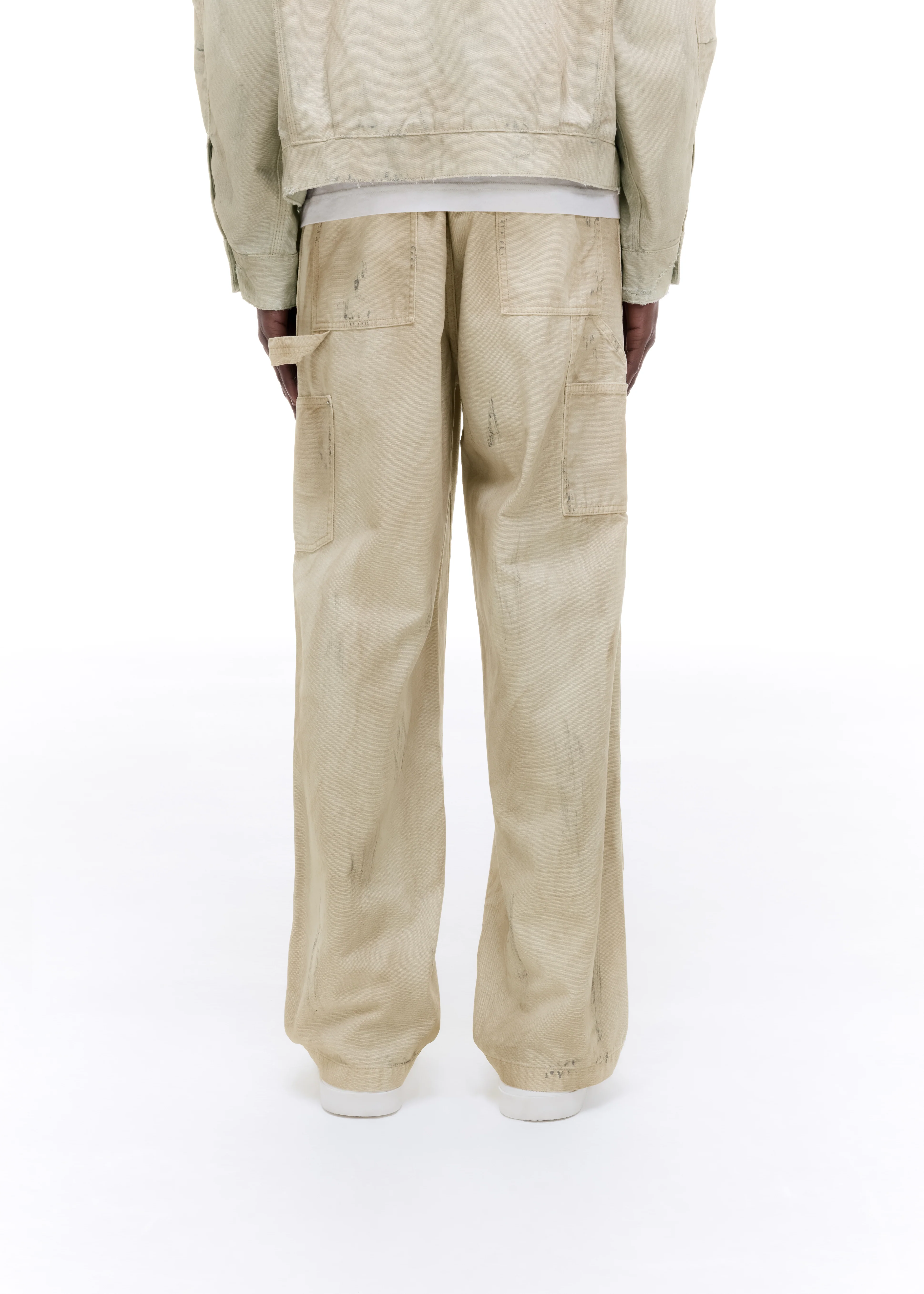 DIRTY DOUBLE KNEE CARPENTER PANTS - Image 4