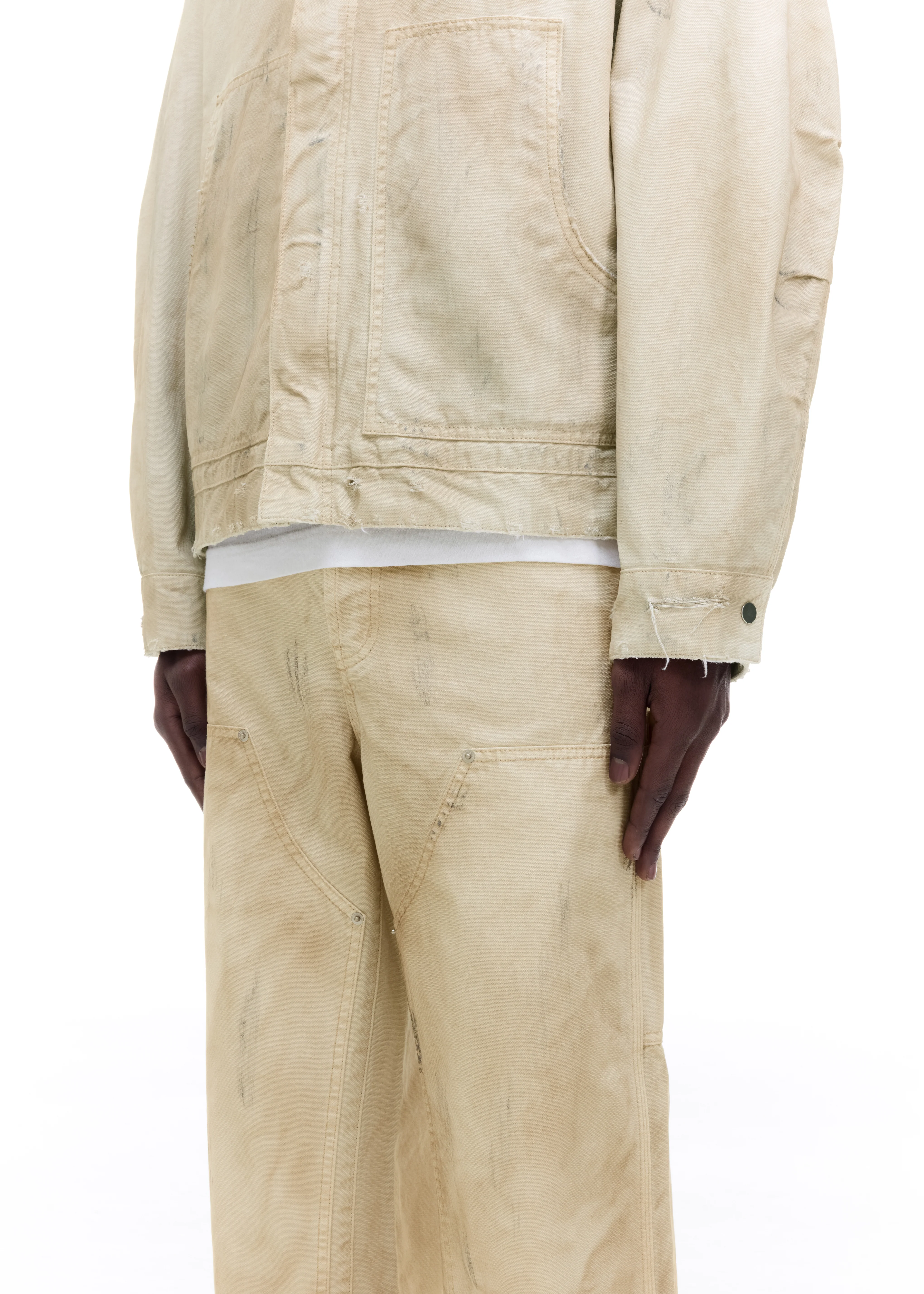 DIRTY DOUBLE KNEE CARPENTER PANTS - Image 5