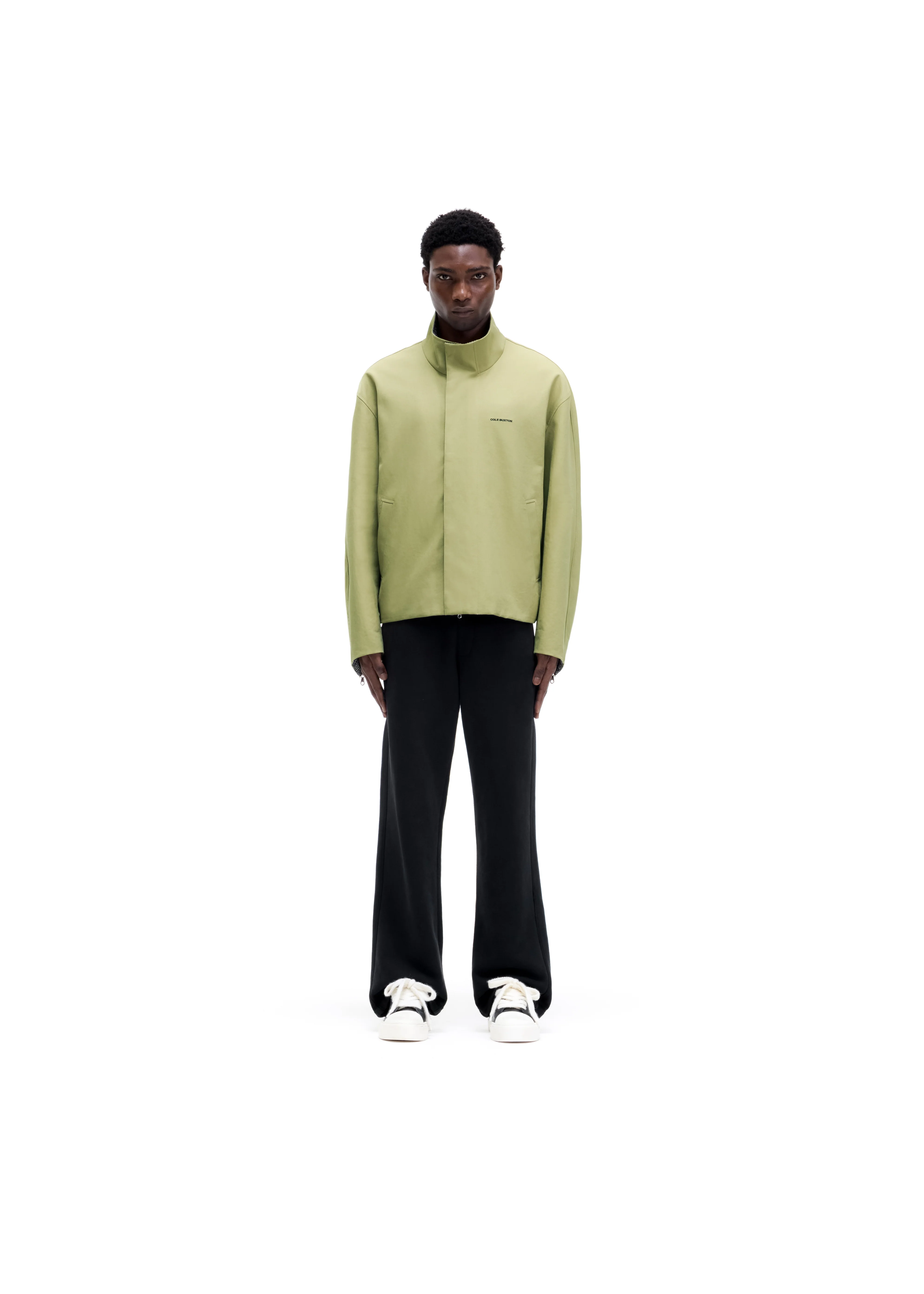 FUNNEL NECK MINI LOGO JACKET - Image 2