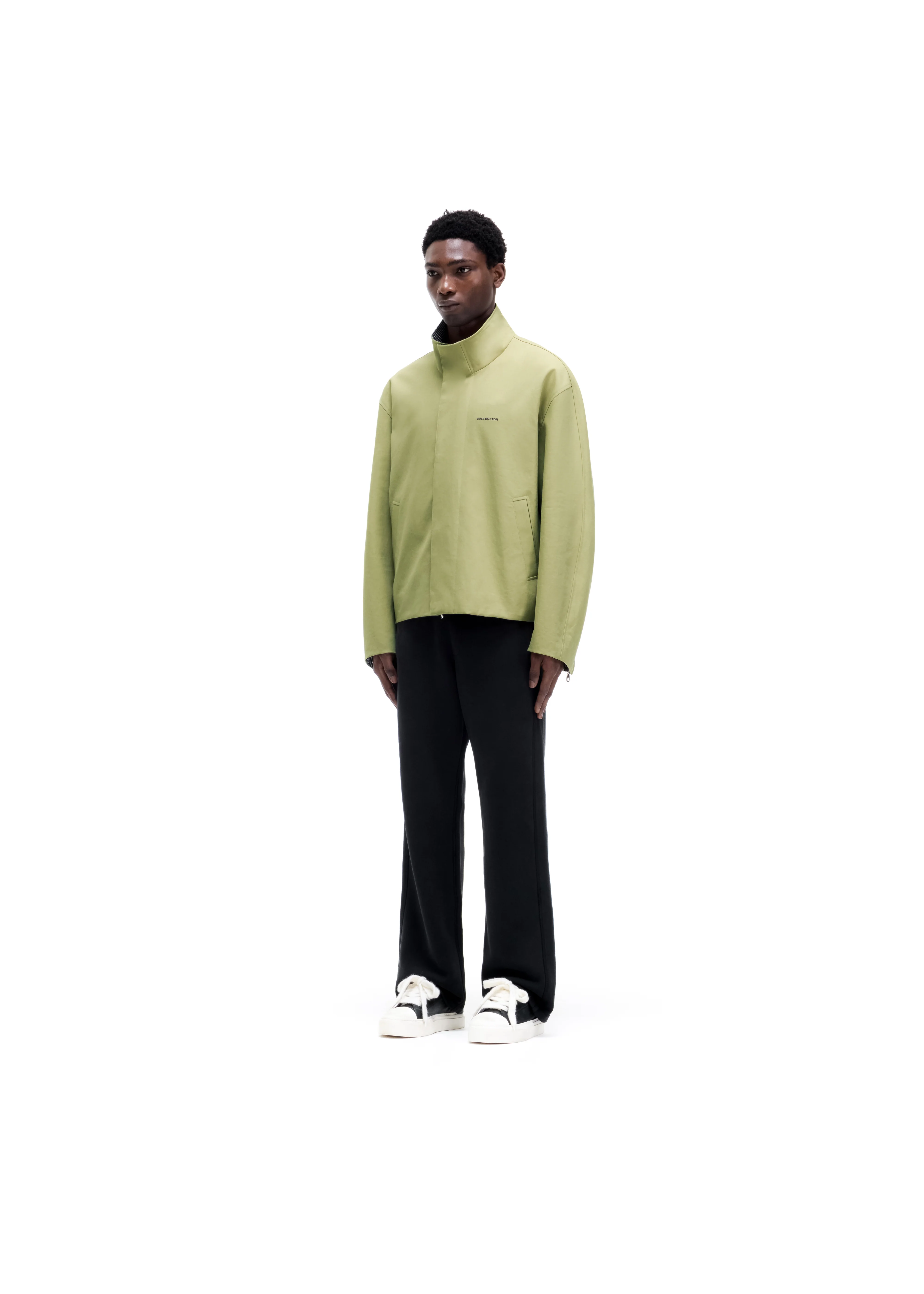 FUNNEL NECK MINI LOGO JACKET - Image 3