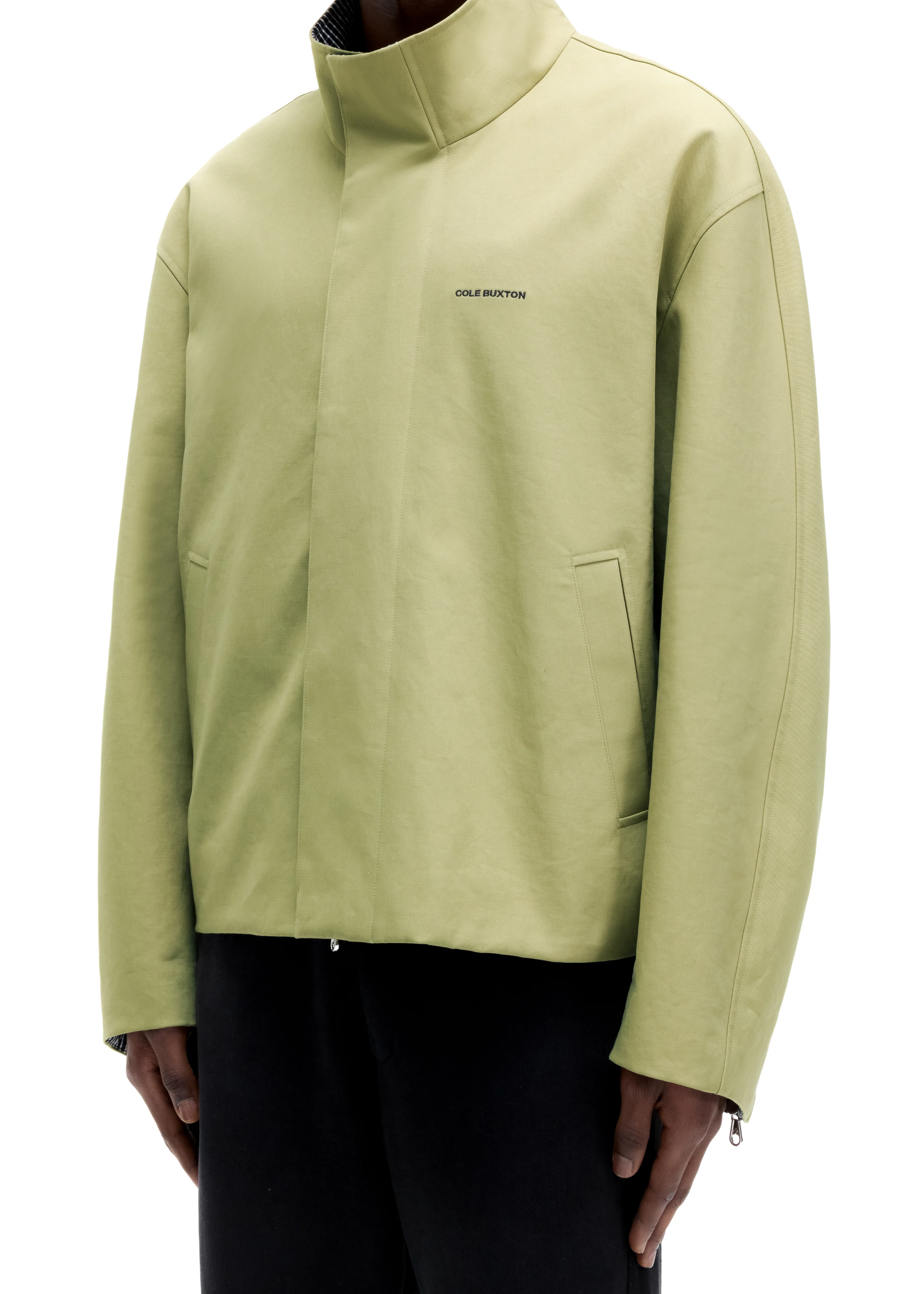 FUNNEL NECK MINI LOGO JACKET - Image 4