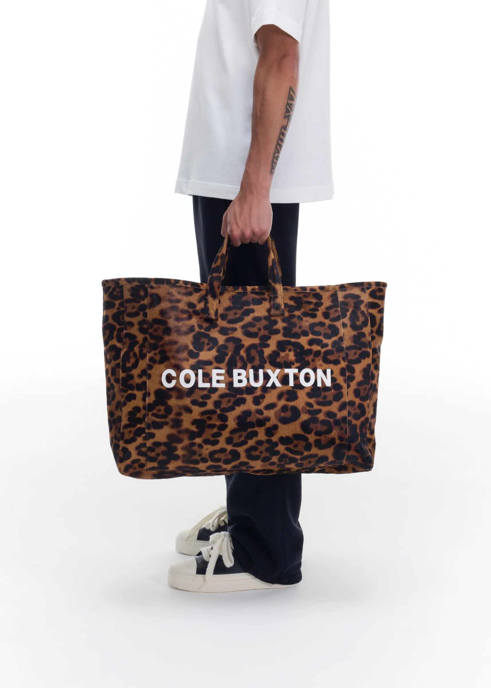 HAIRY LEOPARD TOTE BAG - Image 3