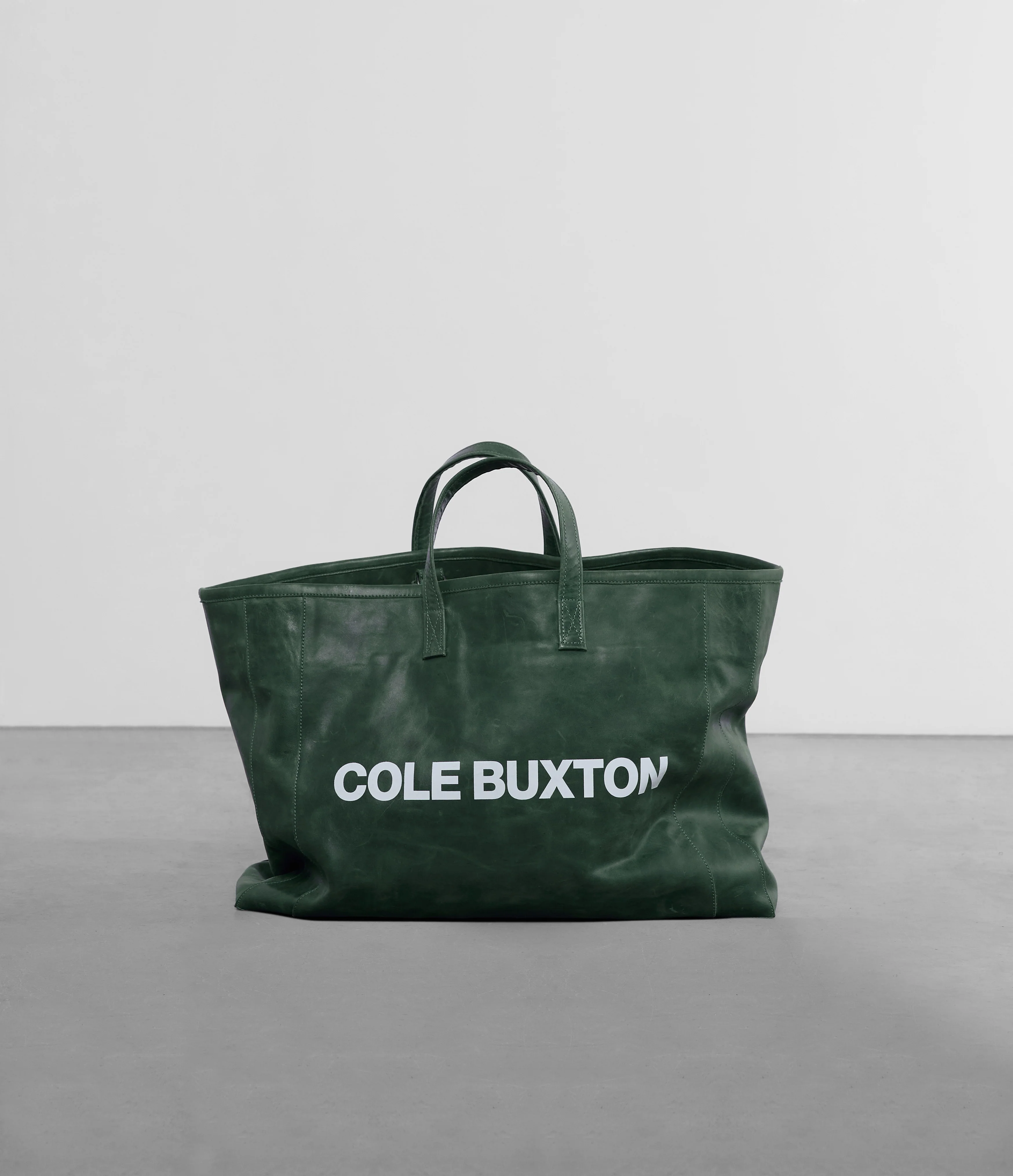 LARGE LEATHER TOTE BAG - Image 2
