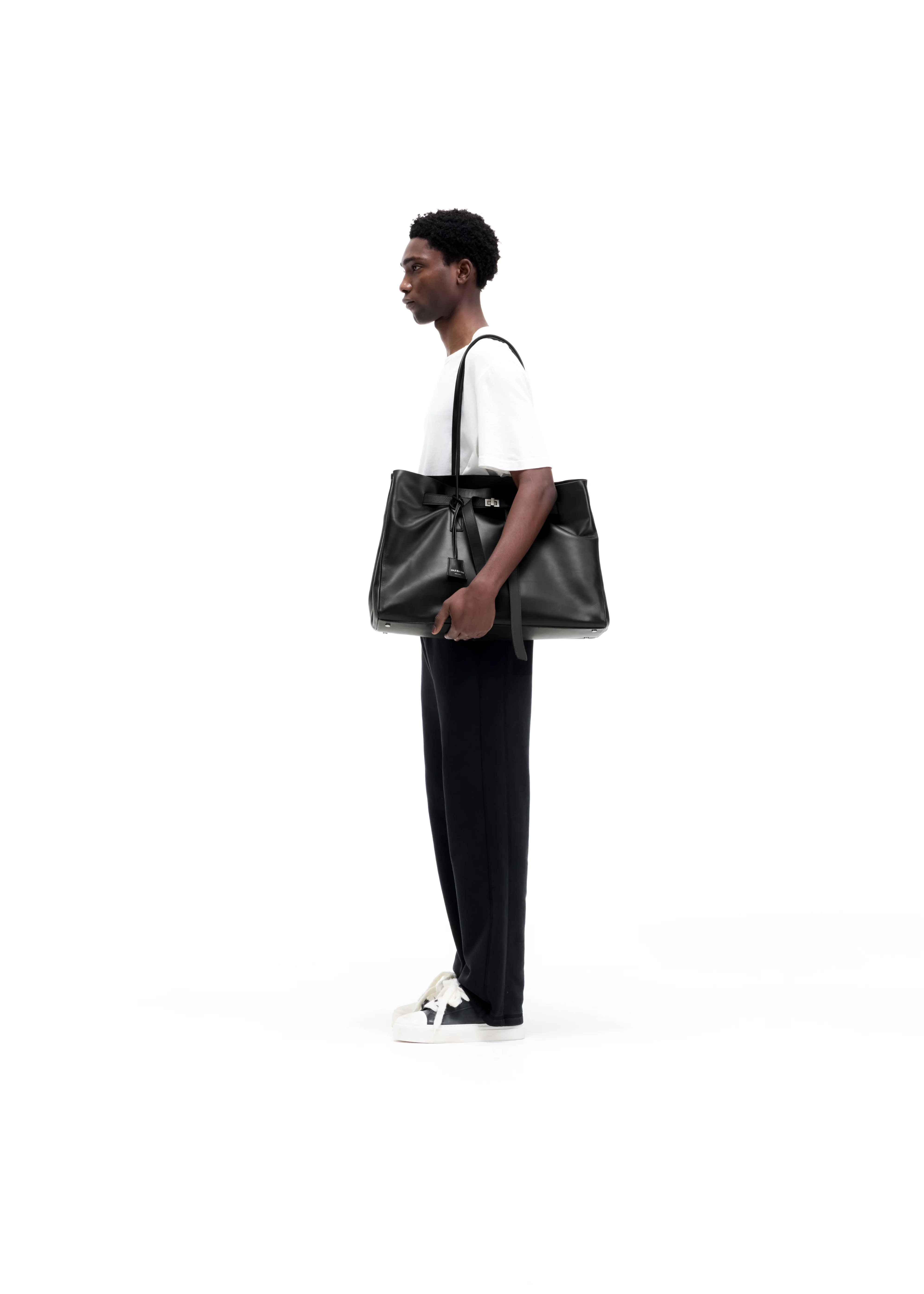 LEATHER HOLDALL TOTE - Image 3