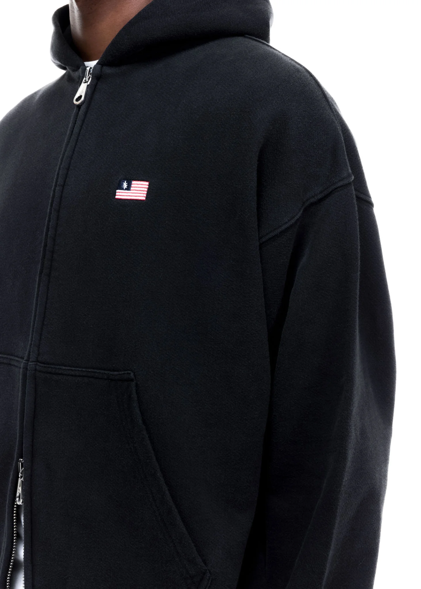 MINI FLAG ZIPPED HOODIE - Image 6