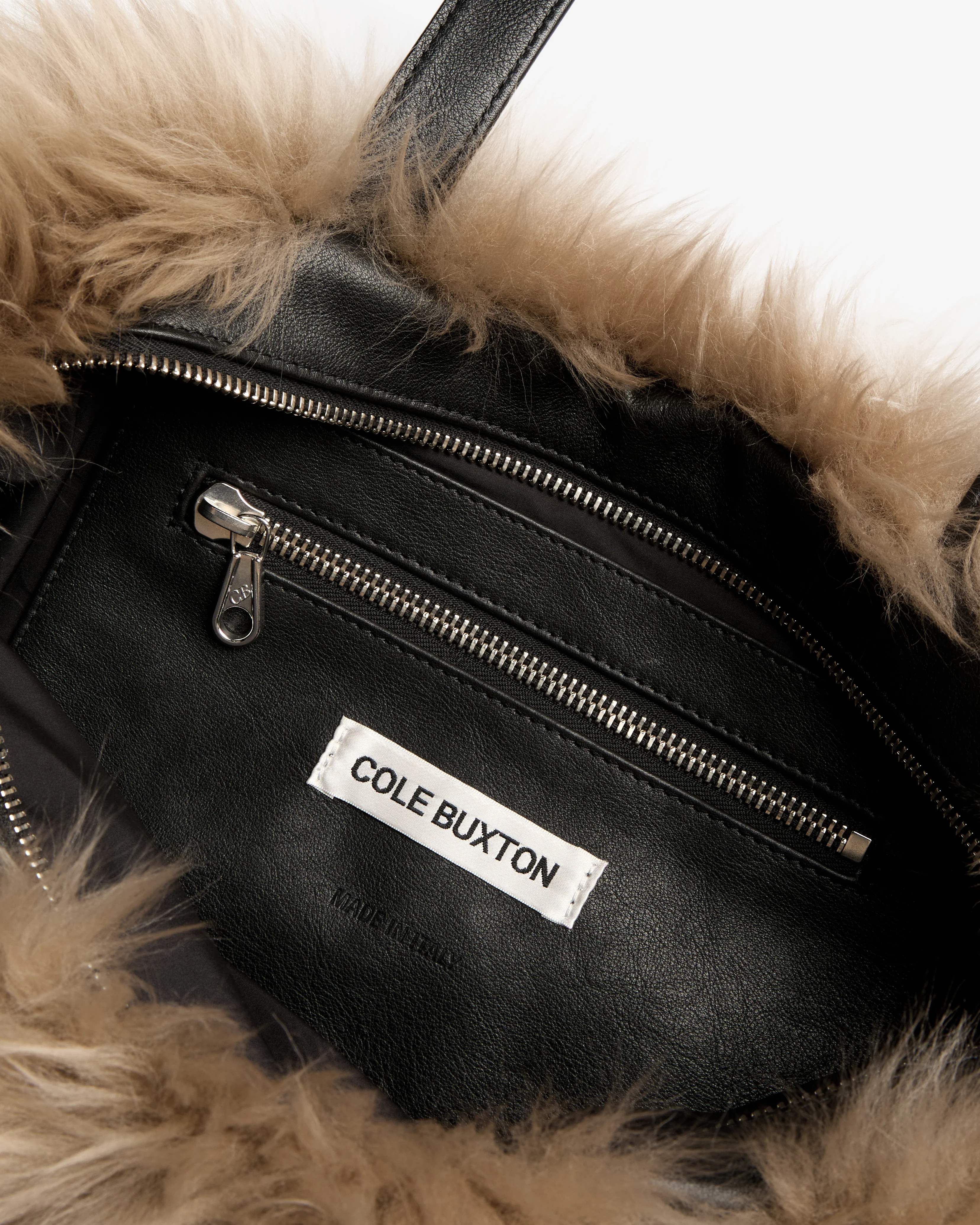 SHEARLING MINI HEATHROW HANDBAG - Image 6