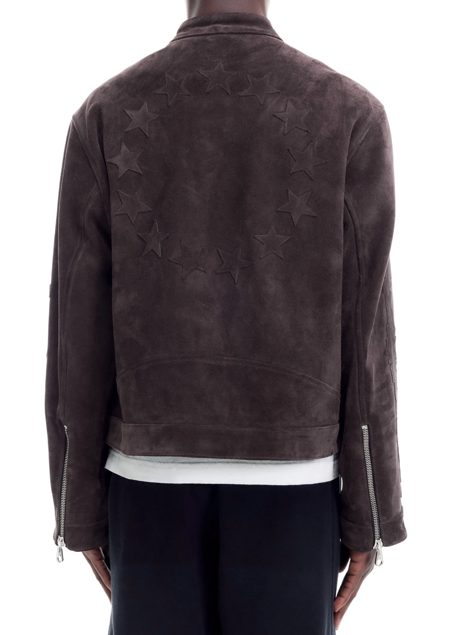SUEDE DECAL RACER JACKET - Image 8